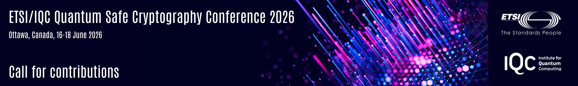 ETSI/IQC Quantum Safe Cryptography Conference 2026